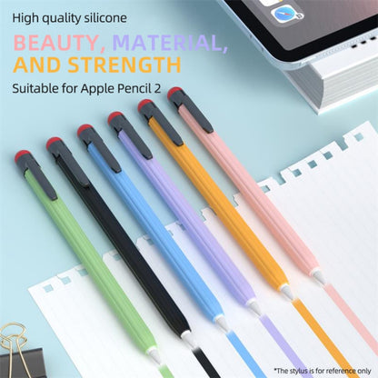 For Apple Pencil 2 Pen Clip Ultra Thin Series Stylus Pen Protective Case(Sky Blue) - Pencil Accessories by PMC Jewellery | Online Shopping South Africa | PMC Jewellery | Buy Now Pay Later Mobicred