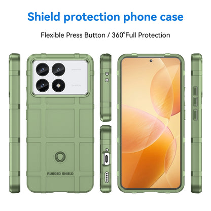 For Xiaomi Redmi K70 Full Coverage Shockproof TPU Phone Case(Green) - K70 Cases by PMC Jewellery | Online Shopping South Africa | PMC Jewellery | Buy Now Pay Later Mobicred