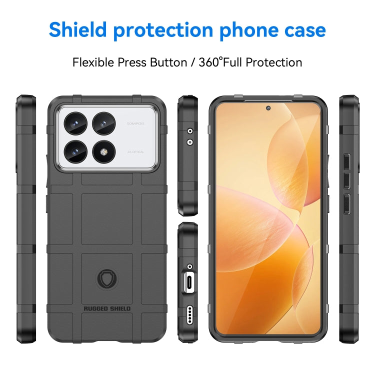 For Xiaomi Redmi K70 Pro Full Coverage Shockproof TPU Phone Case(Black) - K70 Pro Cases by PMC Jewellery | Online Shopping South Africa | PMC Jewellery | Buy Now Pay Later Mobicred