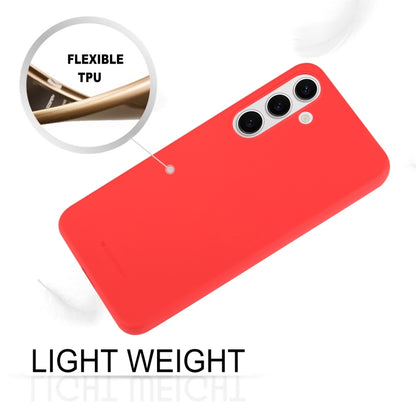 For Samsung Galaxy S24 5G GOOSPERY SOFT FEELING Liquid TPU Soft Phone Case(Red) - Galaxy S24 5G Cases by GOOSPERY | Online Shopping South Africa | PMC Jewellery | Buy Now Pay Later Mobicred