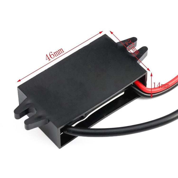 12V to 5V 3A Car Power Converter DC Module Voltage Regulator, Style:USB Female with Ears - Car Modification by PMC Jewellery | Online Shopping South Africa | PMC Jewellery | Buy Now Pay Later Mobicred