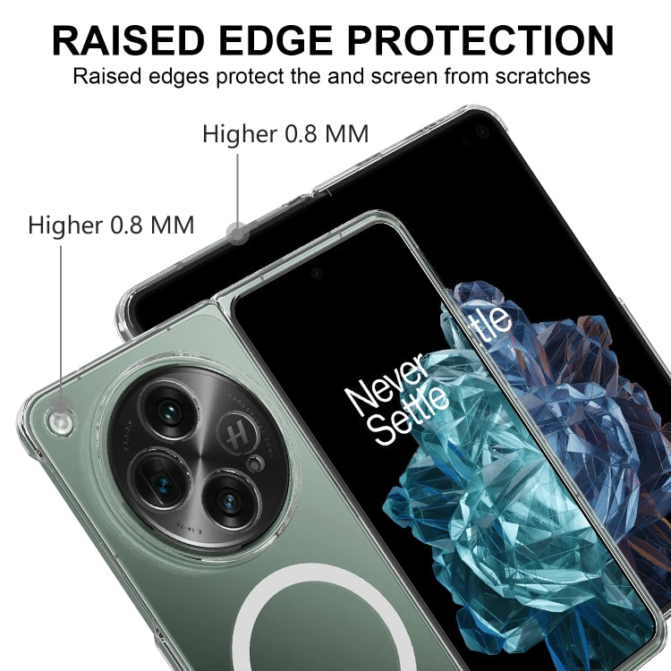 For OnePlus Open Scratchproof PC Transparent MagSafe Phone Case - OnePlus Cases by PMC TechLife | Online Shopping South Africa | PMC TechLife