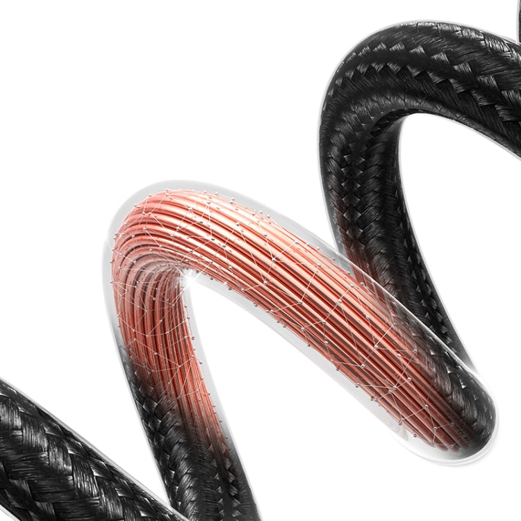 USAMS US-SJ672 Type-C To 8 Pin 30W Fast Charge Digital Display Data Cable, Length: 1.2m(Black) - free shipping - PMC Jewellery - Order now!