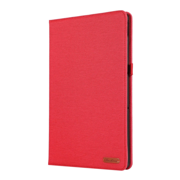 For Honor MagicPad 2 12.3 Fabric Texture Horizontal Flip Leather Tablet Case(Red) - Honor by PMC TechLife | Online Shopping South Africa | PMC TechLife | Buy Now Pay Later Mobicred