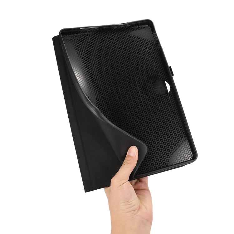 For Honor Pad 9 Fabric Texture Horizontal Flip Leather Tablet Case(Black) - Honor by PMC TechLife | Online Shopping South Africa | PMC TechLife | Buy Now Pay Later Mobicred