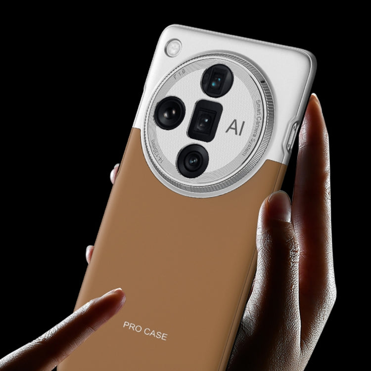 For OPPO Find X7 GKK Mortise-Tenon Connection Contrast Color Shockproof Phone Case(Black) - OPPO Cases by GKK | Online Shopping South Africa | PMC TechLife | Buy Now Pay Later Mobicred