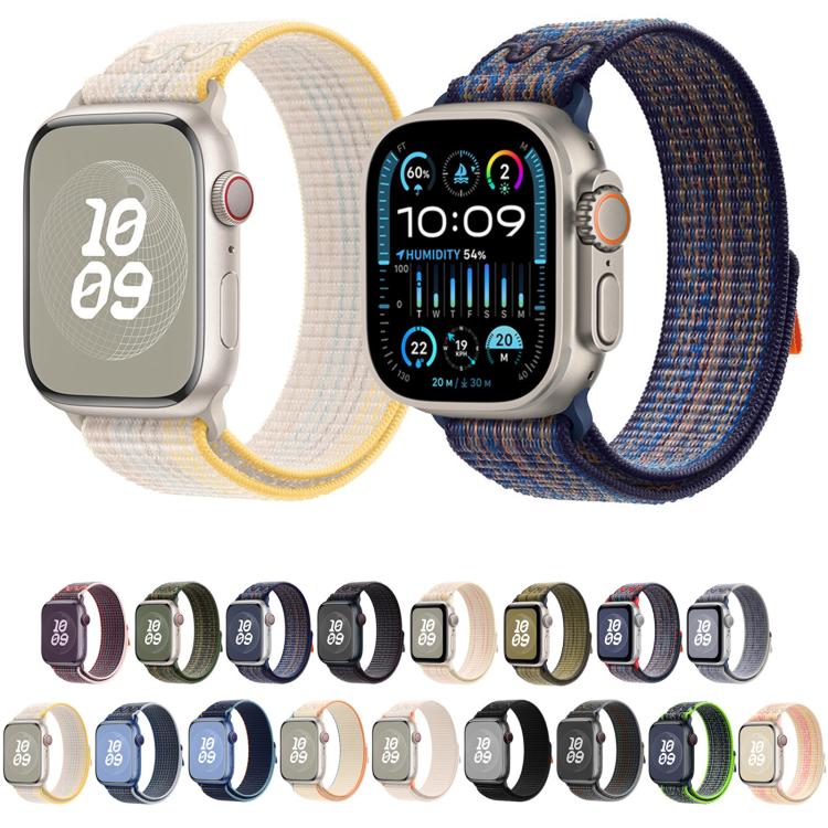 For Apple Watch Series 5 40mm Loop Nylon Watch Band(Berry Purple) - free shipping - PMC TechLife - Order now!