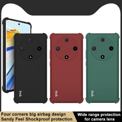 For Honor X9b 5G / Magic6 Lite 5G imak Shockproof Airbag TPU Phone Case(Matte Black) - Honor Cases by imak | Online Shopping South Africa | PMC Jewellery | Buy Now Pay Later Mobicred