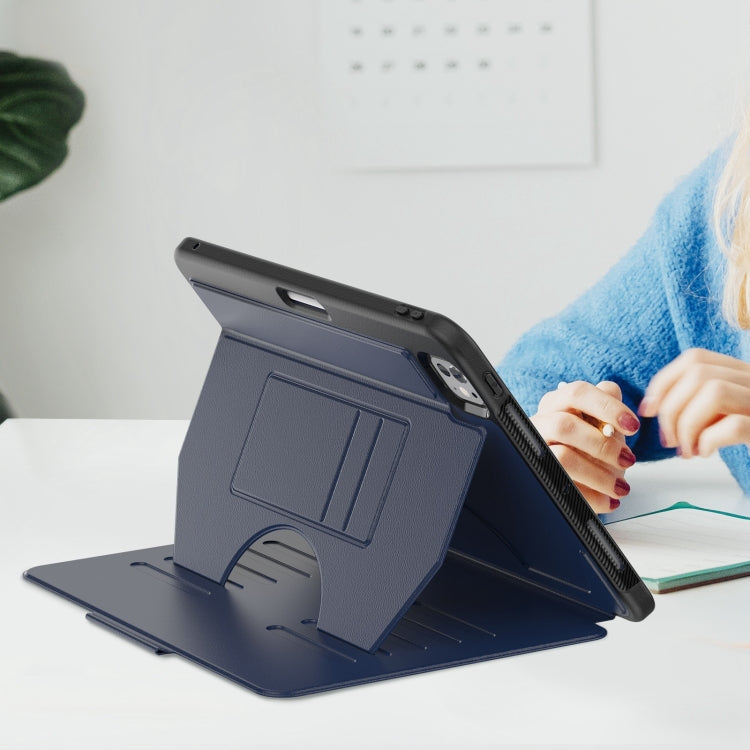 For iPad Pro 11 2024 Notebook Magnetic Leather Tablet Case(Navy Blue) - iPad Pro 11 2024 Cases by PMC TechLife | Online Shopping South Africa | PMC TechLife | Buy Now Pay Later Mobicred