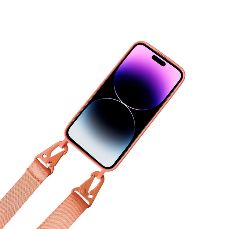 For iPhone 16 Plus Card Slot Liquid Silicone Phone Case with Lanyard(Black) - iPhone 16 Plus Cases by PMC TechLife | Online Shopping South Africa | PMC TechLife | Buy Now Pay Later Mobicred