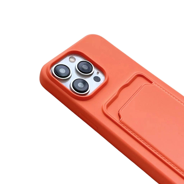 For iPhone 16 Card Slot Liquid Silicone Phone Case with Lanyard(Wine Red) - iPhone 16 Cases by PMC TechLife | Online Shopping South Africa | PMC TechLife | Buy Now Pay Later Mobicred