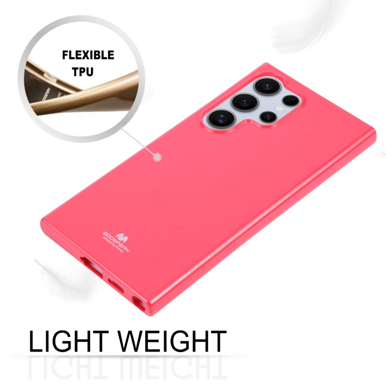 For Samsung Galaxy S24 Ultra 5G GOOSPERY PEARL JELLY Shockproof TPU Phone Case(Rose Red) - Galaxy S24 Ultra 5G Cases by GOOSPERY | Online Shopping South Africa | PMC Jewellery | Buy Now Pay Later Mobicred