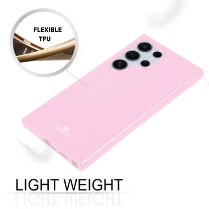 For Samsung Galaxy S24 Ultra 5G GOOSPERY PEARL JELLY Shockproof TPU Phone Case(Pink) - Galaxy S24 Ultra 5G Cases by GOOSPERY | Online Shopping South Africa | PMC Jewellery | Buy Now Pay Later Mobicred