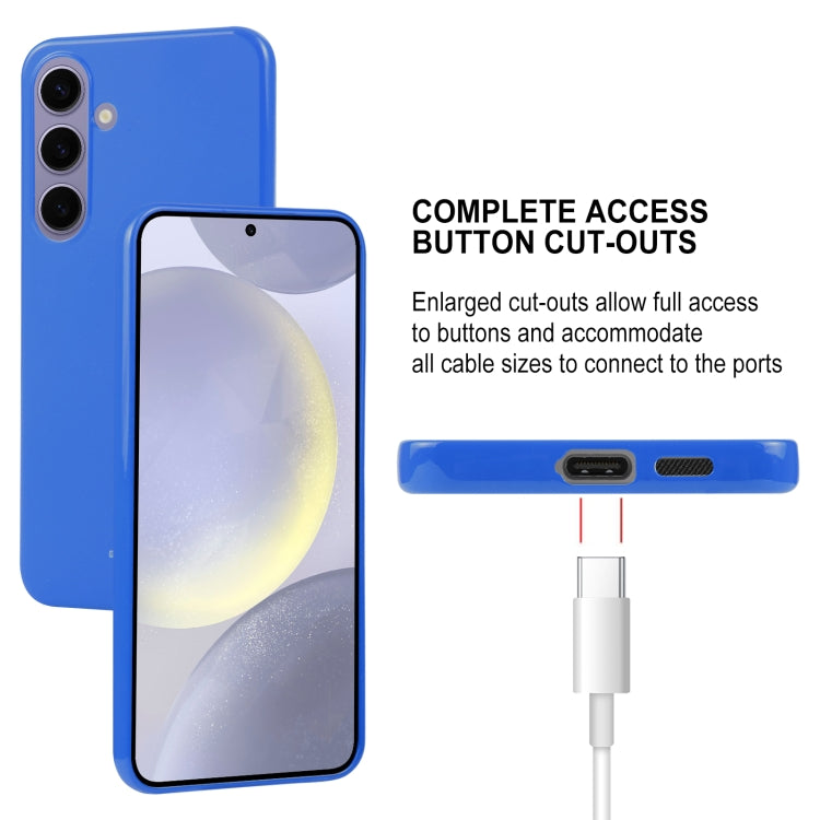 For Samsung Galaxy S24+ 5G GOOSPERY PEARL JELLY Shockproof TPU Phone Case(Blue) - Galaxy S24+ 5G Cases by GOOSPERY | Online Shopping South Africa | PMC Jewellery | Buy Now Pay Later Mobicred