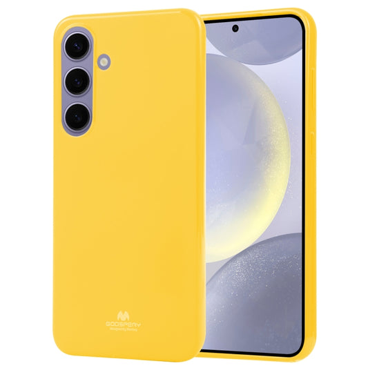 For Samsung Galaxy S24+ 5G GOOSPERY PEARL JELLY Shockproof TPU Phone Case(Yellow) - Galaxy S24+ 5G Cases by GOOSPERY | Online Shopping South Africa | PMC Jewellery | Buy Now Pay Later Mobicred