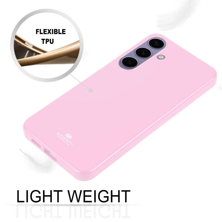 For Samsung Galaxy S24 5G GOOSPERY PEARL JELLY Shockproof TPU Phone Case(Pink) - Galaxy S24 5G Cases by GOOSPERY | Online Shopping South Africa | PMC Jewellery | Buy Now Pay Later Mobicred