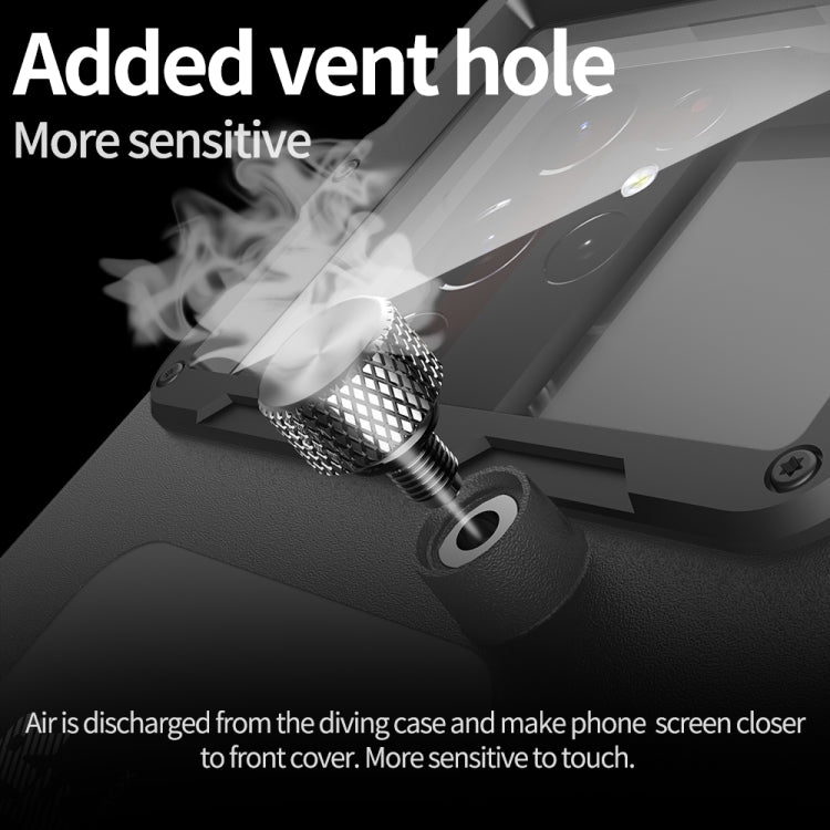 Diving Shell Gen2 Upgrade IP68 Waterproof Phone Case(Black) - Waterproof Bag by PMC TechLife | Online Shopping South Africa | PMC TechLife | Buy Now Pay Later Mobicred