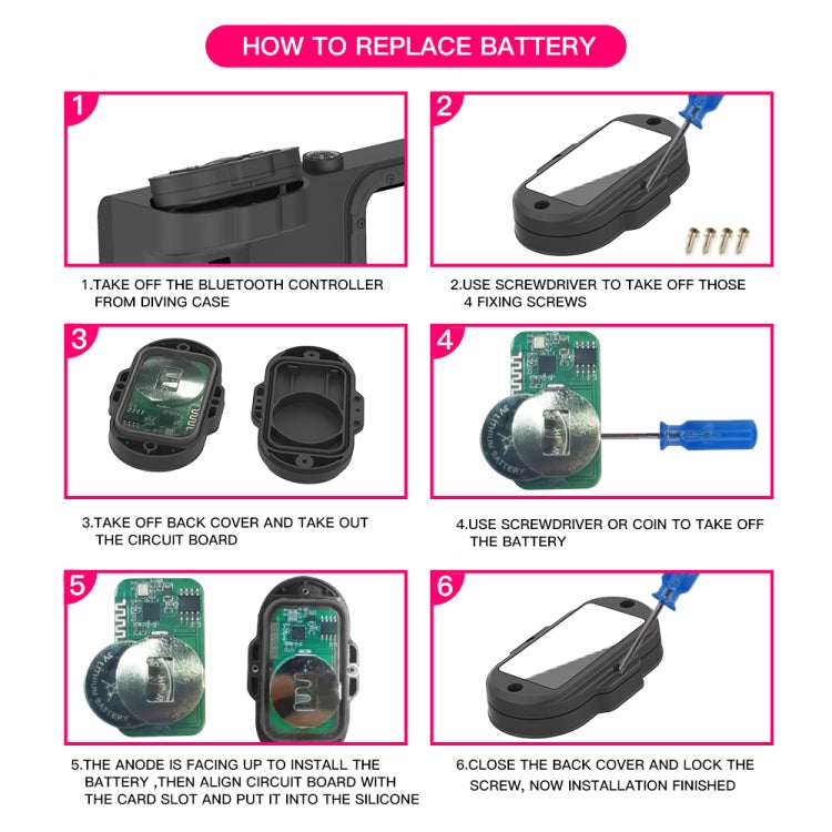 Diving Shell Gen3 Bluetooth Waterproof Phone Case(Black) - Waterproof Bag by PMC TechLife | Online Shopping South Africa | PMC TechLife | Buy Now Pay Later Mobicred