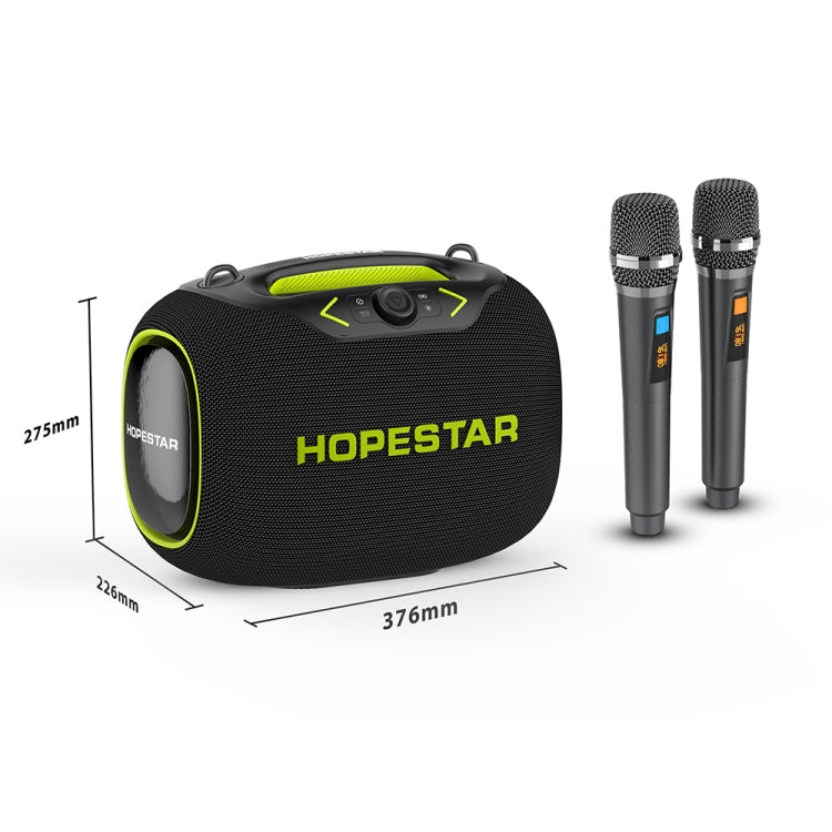 HOPESTAR Party Box 120W Karaoke Bluetooth Speaker with 2 Microphones(Camouflage) - Desktop Speaker by HOPESTAR | Online Shopping South Africa | PMC Jewellery | Buy Now Pay Later Mobicred