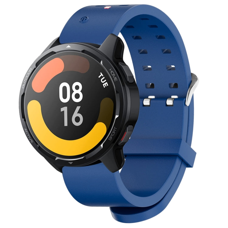 22mm Luminous Colorful Light Silicone Watch Band(Blue) - 22mm Bands by PMC TechLife | Online Shopping South Africa | PMC TechLife