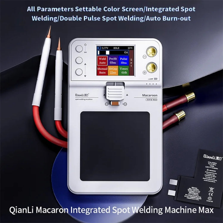 QianLi Macaron Max Portable Double Pulse Integrated Battery Spot Welding Machine - Others by QIANLI | Online Shopping South Africa | PMC TechLife | Buy Now Pay Later Mobicred