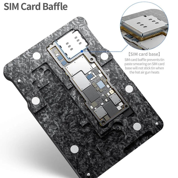 Qianli Magnetic Middle Layer BGA Reballing Platform For iPhone 15 Series - free shipping - PMC TechLife - Order now!