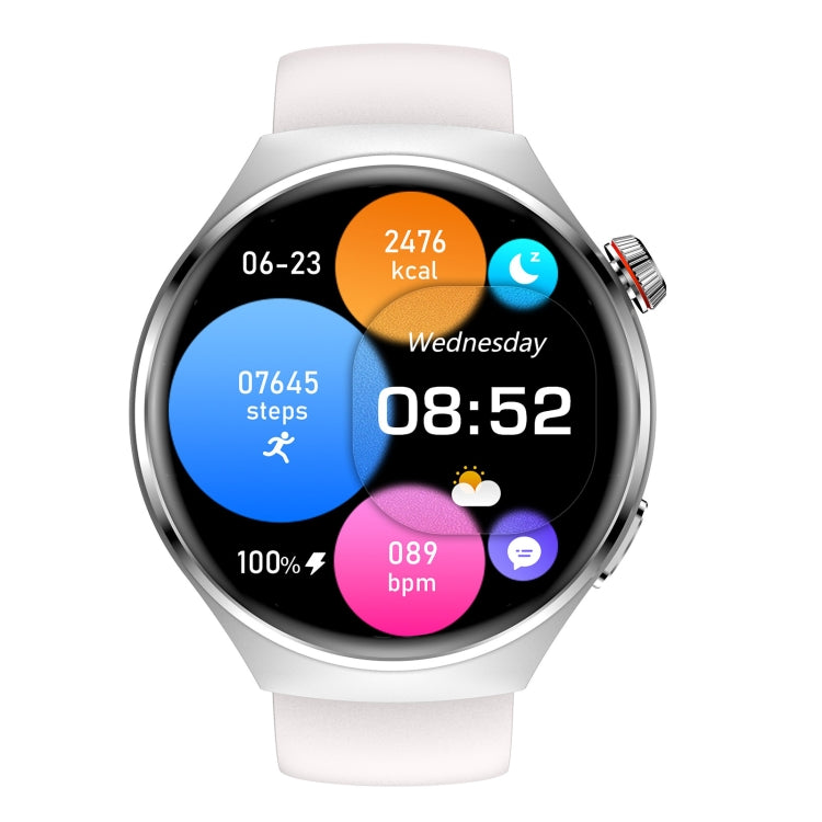 MT26 Smart Watch 1.43 inch AMOLED Bracelet, Support Bluetooth Call / Blood Pressure / Blood Oxygen / Heart Rate(Silver) - Smart Watches by PMC Jewellery | Online Shopping South Africa | PMC Jewellery