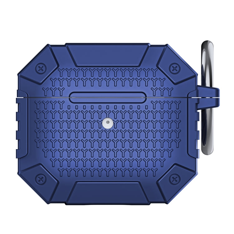 For AirPods 3 Wireless Earphones Shockproof Armor Protective Case(Blue) - For AirPods 3 by PMC Jewellery | Online Shopping South Africa | PMC Jewellery | Buy Now Pay Later Mobicred