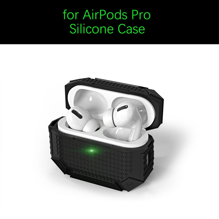 For AirPods 3 Wireless Earphones Shockproof Armor Protective Case(Black) - For AirPods 3 by PMC Jewellery | Online Shopping South Africa | PMC Jewellery | Buy Now Pay Later Mobicred