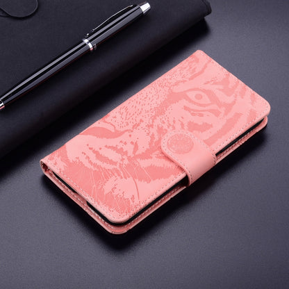 For Google Pixel 9 Pro 5G Tiger Embossing Pattern Flip Leather Phone Case(Pink) - Google Cases by PMC Jewellery | Online Shopping South Africa | PMC Jewellery | Buy Now Pay Later Mobicred