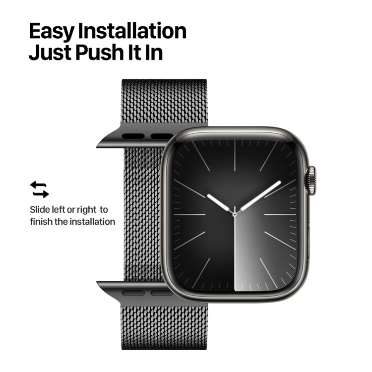 For Apple Watch Ultra 49mm DUX DUCIS Milanese Pro Series Stainless Steel Watch Band(Black) - Watch Bands by DUX DUCIS | Online Shopping South Africa | PMC Jewellery