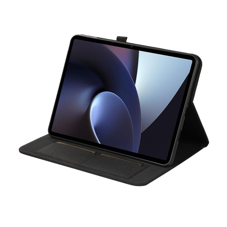 For OPPO Pad Neo 11.4 Fabric Leather Tablet Case(Grey) - OPPO by PMC TechLife | Online Shopping South Africa | PMC TechLife
