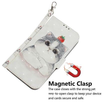 For Google Pixel 9 3D Colored Horizontal Flip Leather Phone Case(Cute Cat) - Google Cases by PMC Jewellery | Online Shopping South Africa | PMC Jewellery | Buy Now Pay Later Mobicred