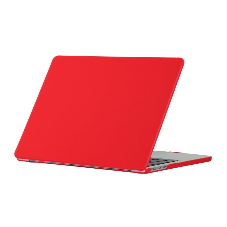 For MacBook Air 15.3 2024 A2941 (M2)/A3114 (M3) Laptop Matte Style Protective Case(Red) - MacBook Air Cases by PMC Jewellery | Online Shopping South Africa | PMC Jewellery | Buy Now Pay Later Mobicred