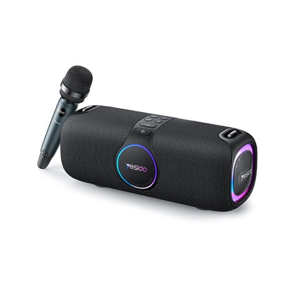 Yesido YSW21 Outdoor Portable Wireless Bluetooth Speaker with Microphone(Black) - Desktop Speaker by Yesido | Online Shopping South Africa | PMC Jewellery | Buy Now Pay Later Mobicred