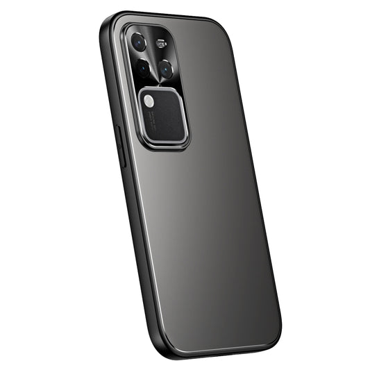 For vivo S18 Pro R-JUST RJ-61 Electroplating Frosted TPU + PC Phone Case(Grey) - S18 Pro Cases by R-JUST | Online Shopping South Africa | PMC Jewellery