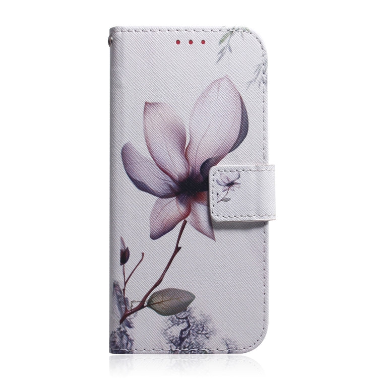 For Google Pixel 9 Pro Coloured Drawing Flip Leather Phone Case(Magnolia) - Google Cases by PMC TechLife | Online Shopping South Africa | PMC TechLife | Buy Now Pay Later Mobicred