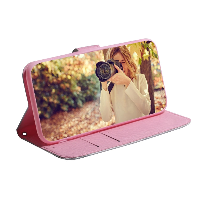 For Google Pixel 9 Pro Coloured Drawing Flip Leather Phone Case(Magnolia) - Google Cases by PMC TechLife | Online Shopping South Africa | PMC TechLife | Buy Now Pay Later Mobicred