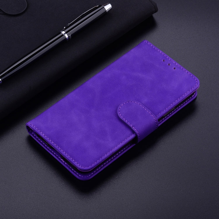 For Google Pixel 9 Pro Skin Feel Pure Color Flip Leather Phone Case(Purple) - Google Cases by PMC Jewellery | Online Shopping South Africa | PMC Jewellery | Buy Now Pay Later Mobicred