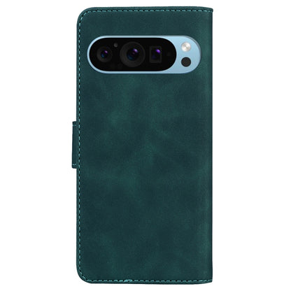 For Google Pixel 9 Pro Skin Feel Pure Color Flip Leather Phone Case(Green) - Google Cases by PMC Jewellery | Online Shopping South Africa | PMC Jewellery | Buy Now Pay Later Mobicred