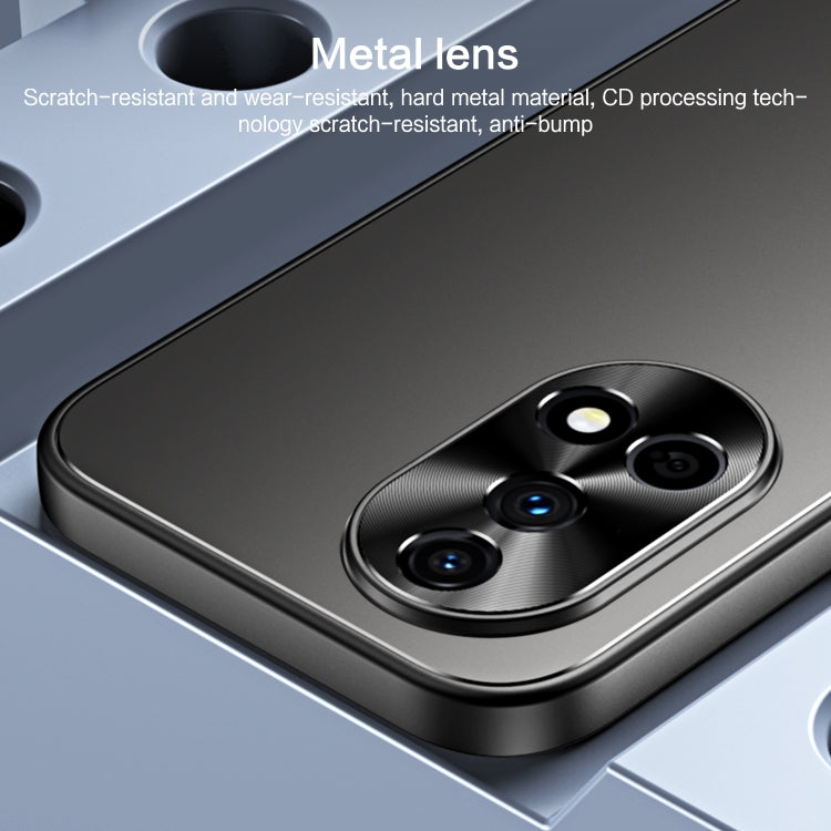 For Huawei nova 12 R-JUST RJ-61 Electroplating Frosted TPU + PC Phone Case(Grey) - Huawei Cases by R-JUST | Online Shopping South Africa | PMC TechLife | Buy Now Pay Later Mobicred