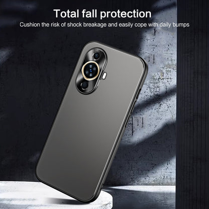 For Huawei nova 11 Pro R-JUST RJ-61 Electroplating Frosted TPU + PC Phone Case(Silver) - Huawei Cases by R-JUST | Online Shopping South Africa | PMC Jewellery