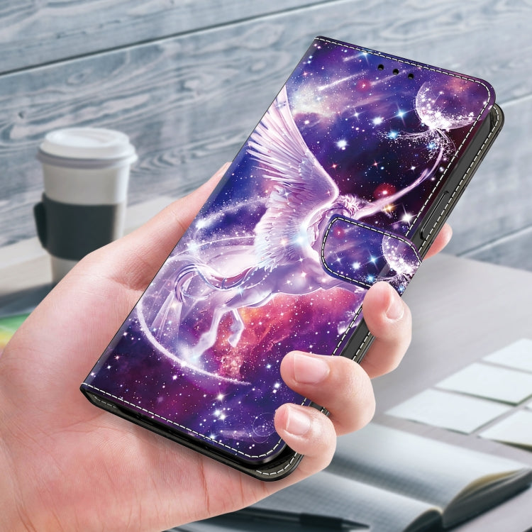 For Google Pixel 9 Crystal Painted Leather Phone case(Unicorn) - Google Cases by PMC TechLife | Online Shopping South Africa | PMC TechLife | Buy Now Pay Later Mobicred