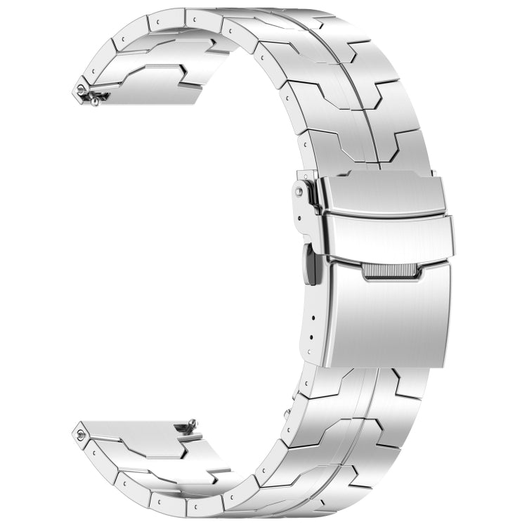 22mm Titanium Metal Watch Band(Silver) - 22mm Bands by PMC TechLife | Online Shopping South Africa | PMC TechLife