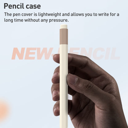 For Apple Pencil USB-C Pencil Style Liquid Silicone Stylus Case(Coffee) - Pencil Accessories by PMC Jewellery | Online Shopping South Africa | PMC Jewellery | Buy Now Pay Later Mobicred