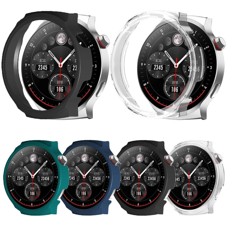 For Aigo Smart Watch V8 Half Coverage PC Watch Protective Case(Transparent) - Watch Case by PMC Jewellery | Online Shopping South Africa | PMC Jewellery