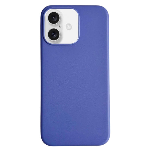 For iPhone 16 Plus Pure Color Leather Magsafe Magnetic Phone Case(Blue) - iPhone 16 Plus Cases by PMC Jewellery | Online Shopping South Africa | PMC Jewellery | Buy Now Pay Later Mobicred