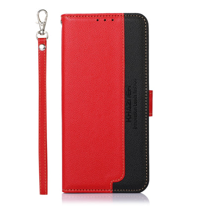 For Google Pixel 9 Pro KHAZNEH Litchi Texture Leather RFID Phone Case(Red) - Google Cases by PMC Jewellery | Online Shopping South Africa | PMC Jewellery | Buy Now Pay Later Mobicred