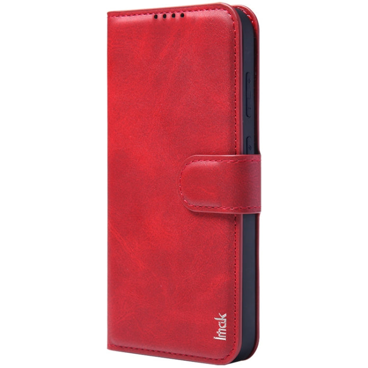 For Samsung Galaxy S24 5G IMAK Count Series Flip Leather Phone Case(Red) - Galaxy S24 5G Cases by imak | Online Shopping South Africa | PMC Jewellery | Buy Now Pay Later Mobicred