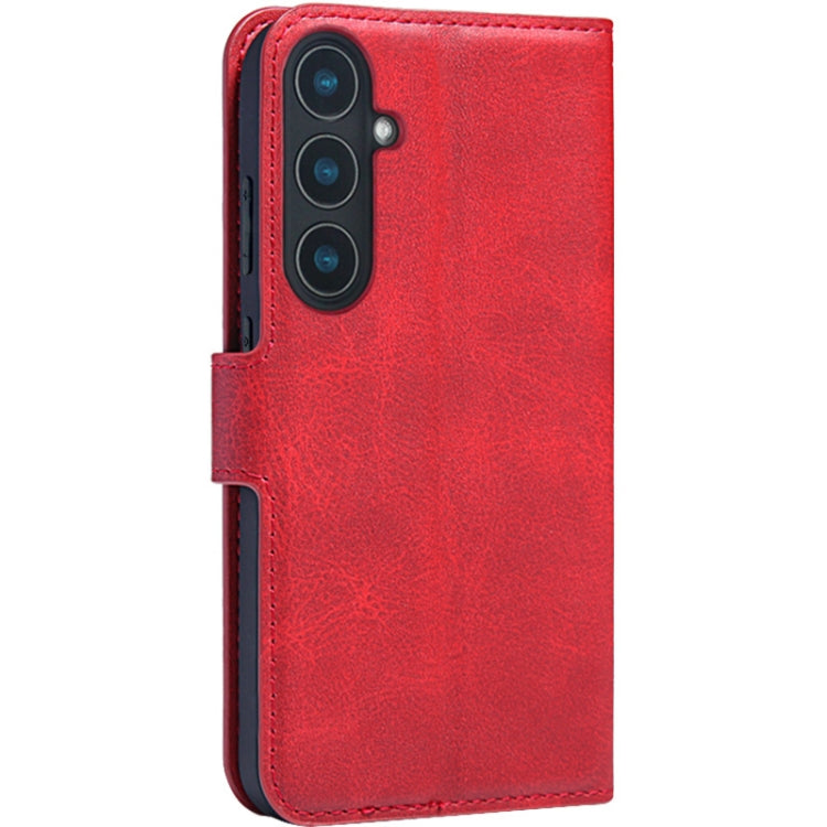 For Samsung Galaxy S24+ 5G IMAK Count Series Flip Leather Phone Case(Red) - Galaxy S24+ 5G Cases by imak | Online Shopping South Africa | PMC Jewellery | Buy Now Pay Later Mobicred